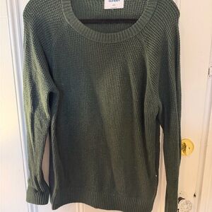 Old Navy Forest Green Crew Neck Sweater